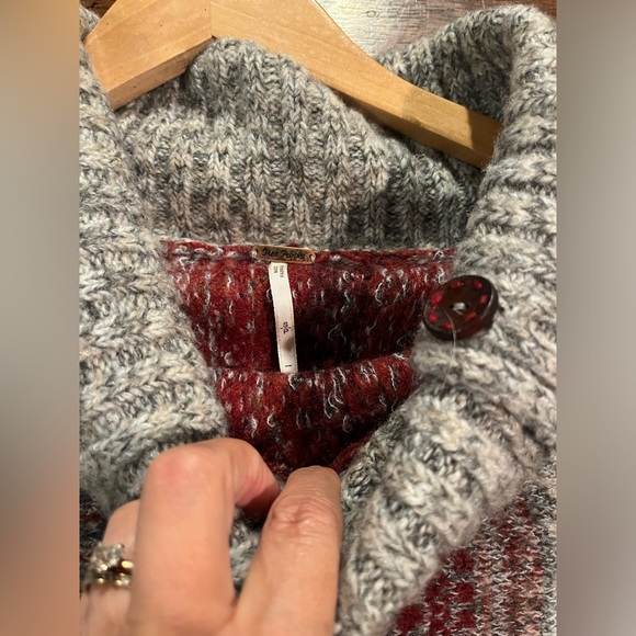 Free People Alpaca blend poncho sweater - Picture 8 of 9